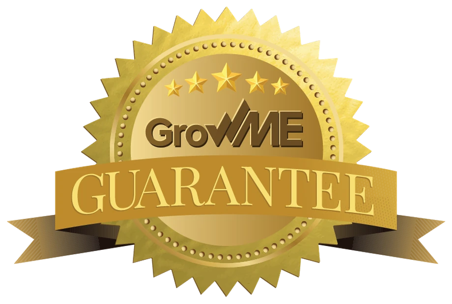 GrowME Guarantee badge
