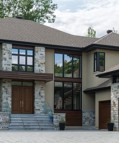 House, Residential Building, Model Home, Garage, Front Yard